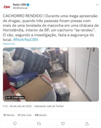 Perro guardián se rinde