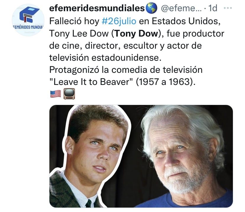 His son broke the silence
