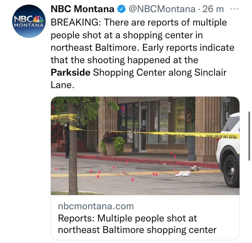 Múltiples heridos en tiroteo de centro comercial