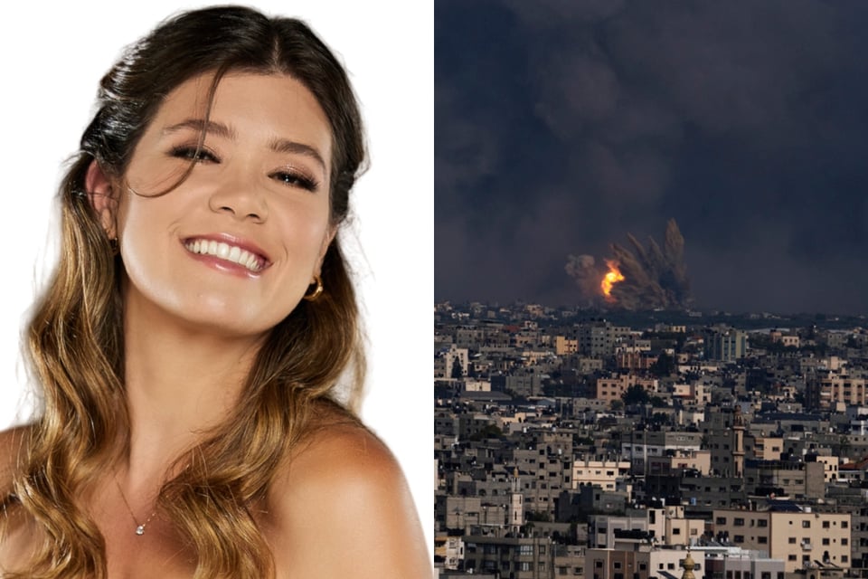Daniela Tapia, participant of the reality show ‘Los 50’, is trapped in bombings in Israel