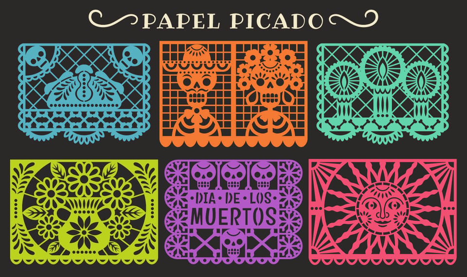 Papel Picado, decorations