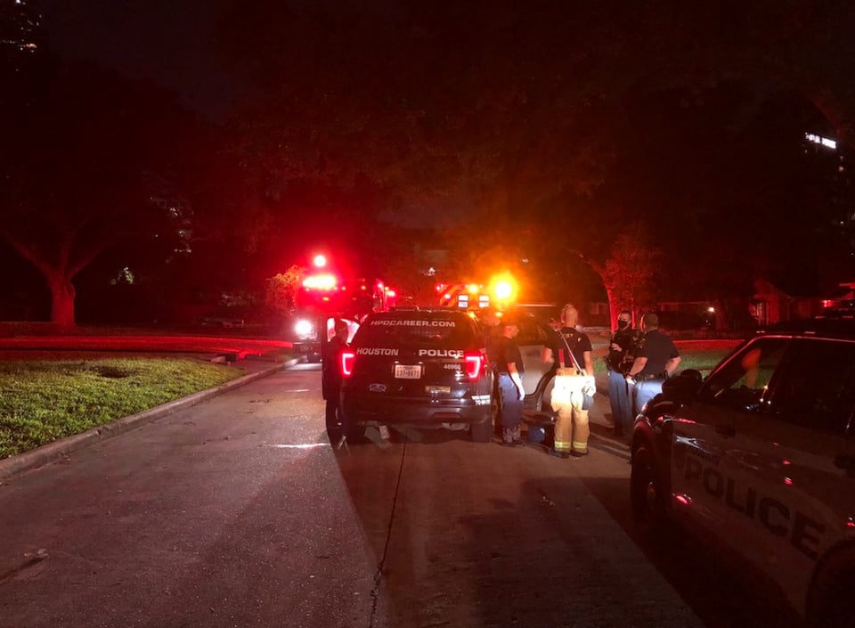 Departamento de Policía de Houston, Houston, accidente, noche, MundoNOW