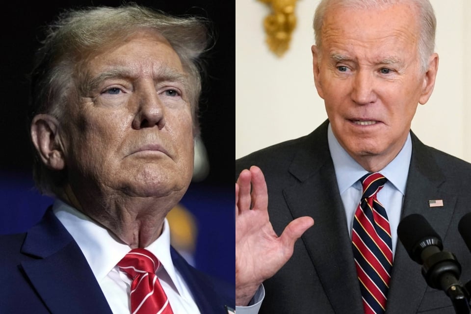 Biden and Trump exchange barbs as they clinch their parties’ nominations