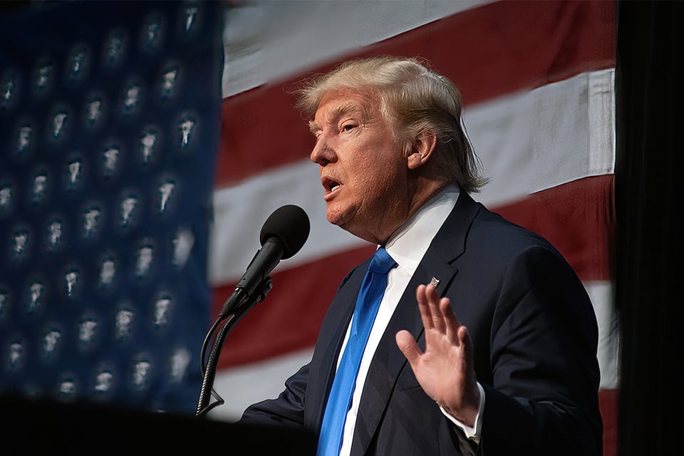 Primeras imágenes de Trump tras el atentado que sufrió