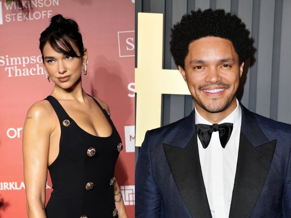 Dua Lipa es captada besándose con el actor Trevor Noah en Nueva York