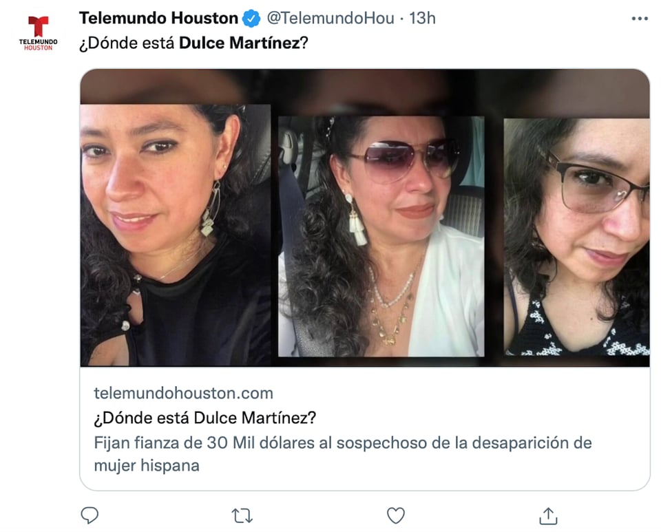 La mujer salió de su trabajo en Hempstead, Texas