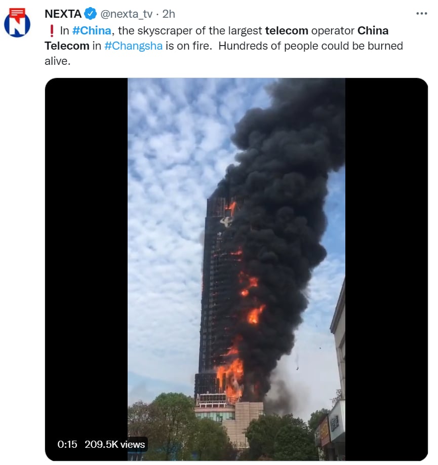 Siniestro en ciudad