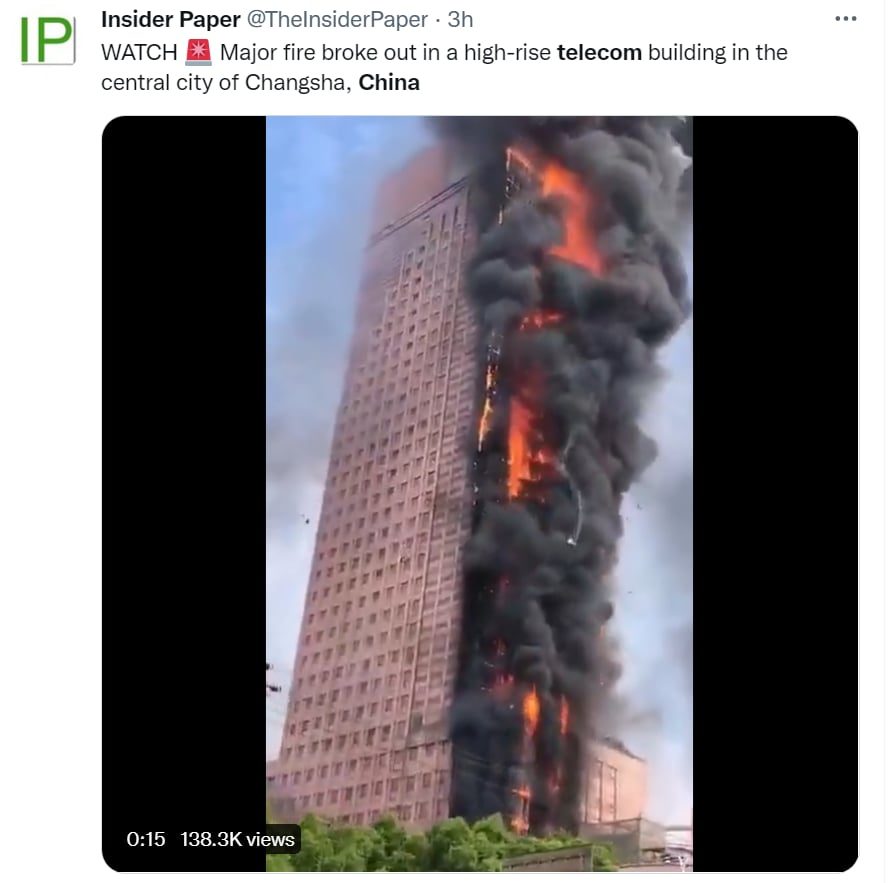 Siniestro en ciudad
