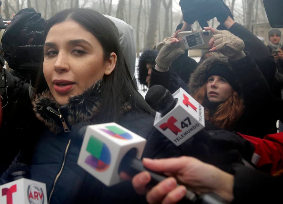 Emma Coronel, libertad, reaparición, Chapo Guzmán, sentencia