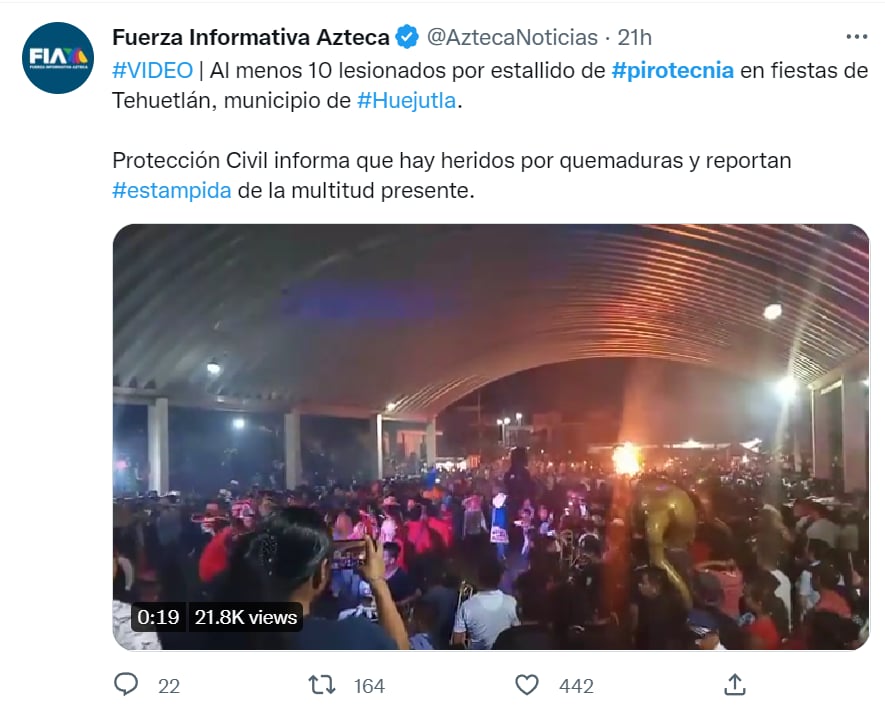 Explosión pirotecnia México