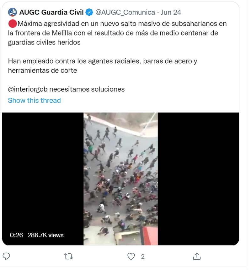 Mueren migrantes estampida