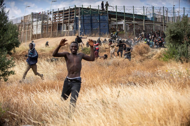 Mueren migrantes estampida