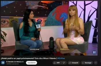 Mhoni Vidente predijo que Cazzu y Nodal serían papás