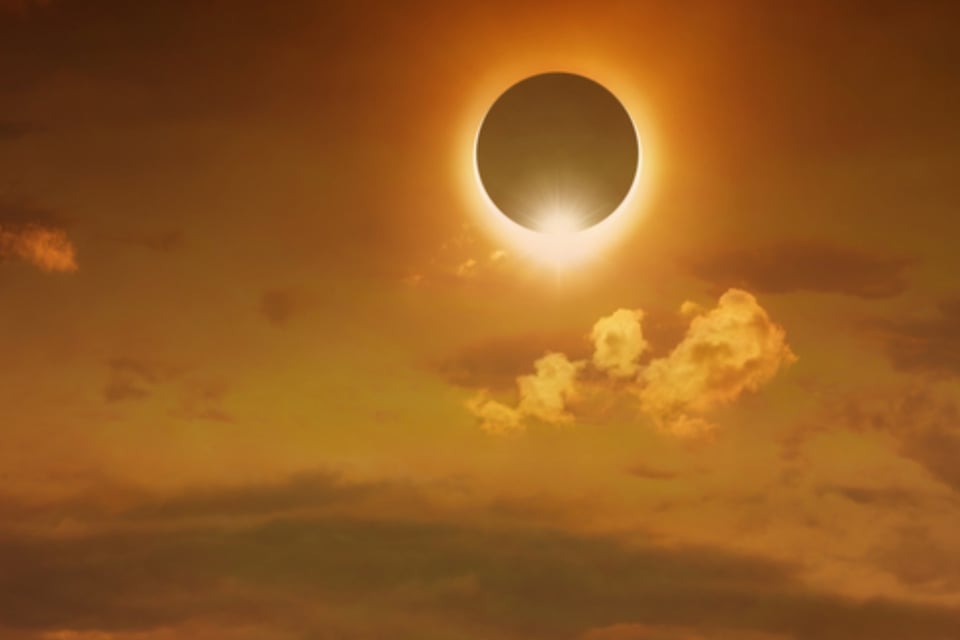 Eclipse total de sol, Estados Unidos, México, Canadá, Eclipse