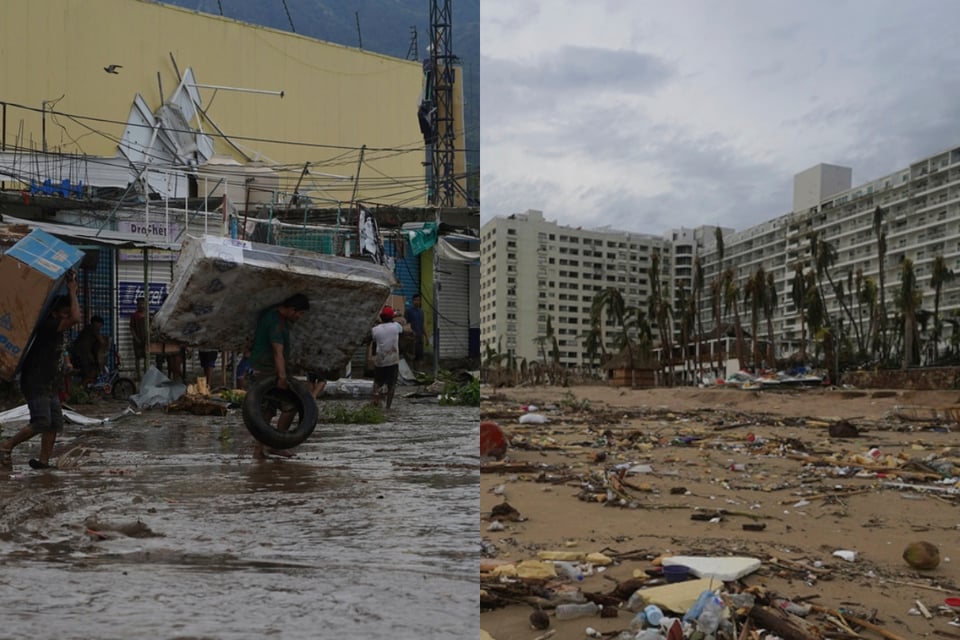«El Costeño» devastado después que su restaurante quedó en ruinas tras huracán Otis