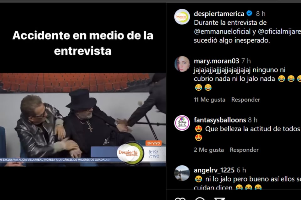 Accidente, Emmanuel, Manuel Mijares, Despierta América, México