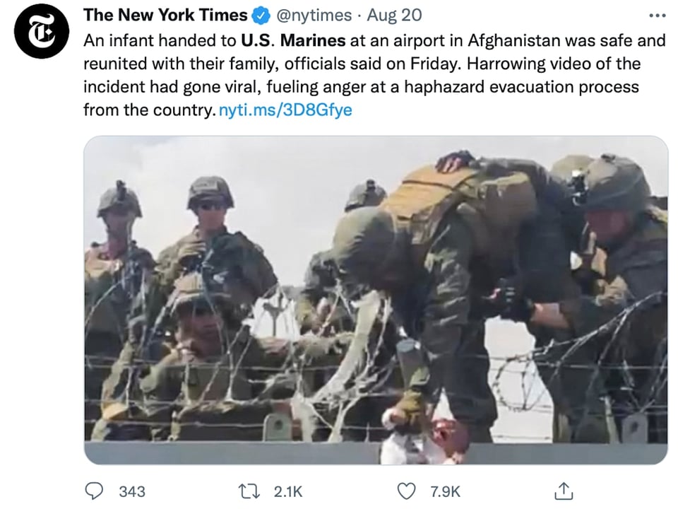 "These heroes answered the call to go to danger"