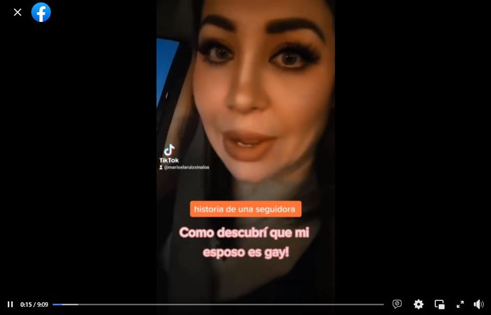 Mexicana descubre esposo gay