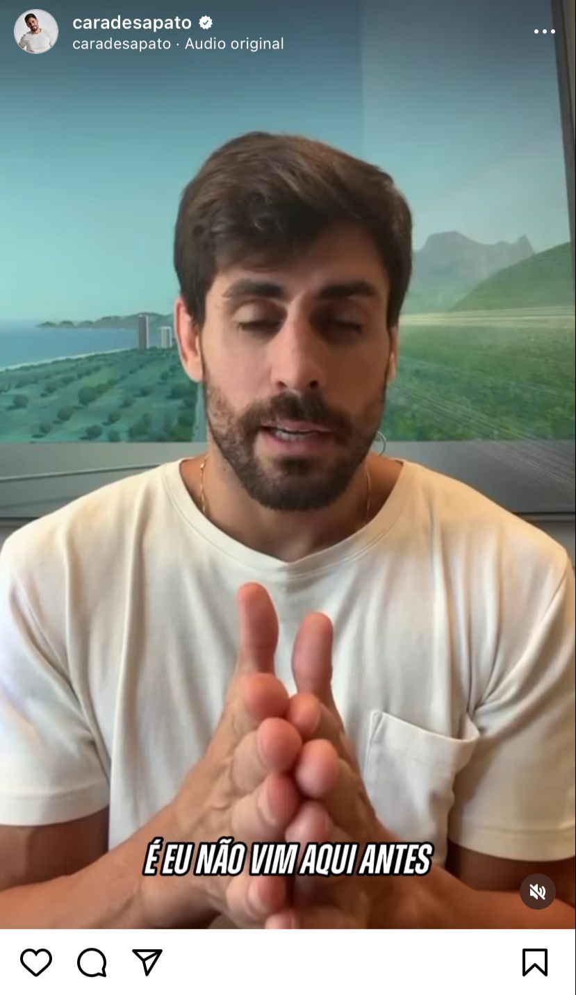 'Cara de Sapato' rompe el silencio y envía mensaje