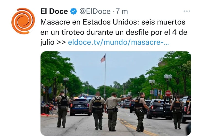 Dice cómo fue la masacre en Highland Park