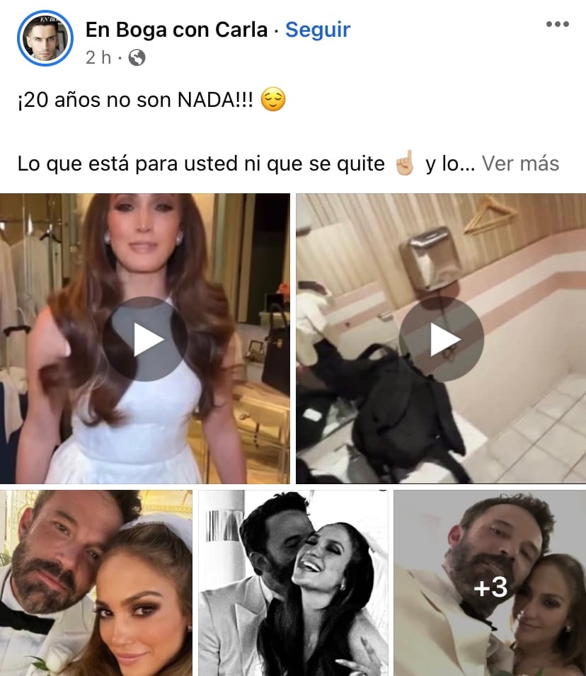 Así sería la boda de JLo con Ben Affleck pero se canceló