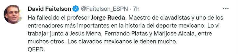 Formador clavadistas México