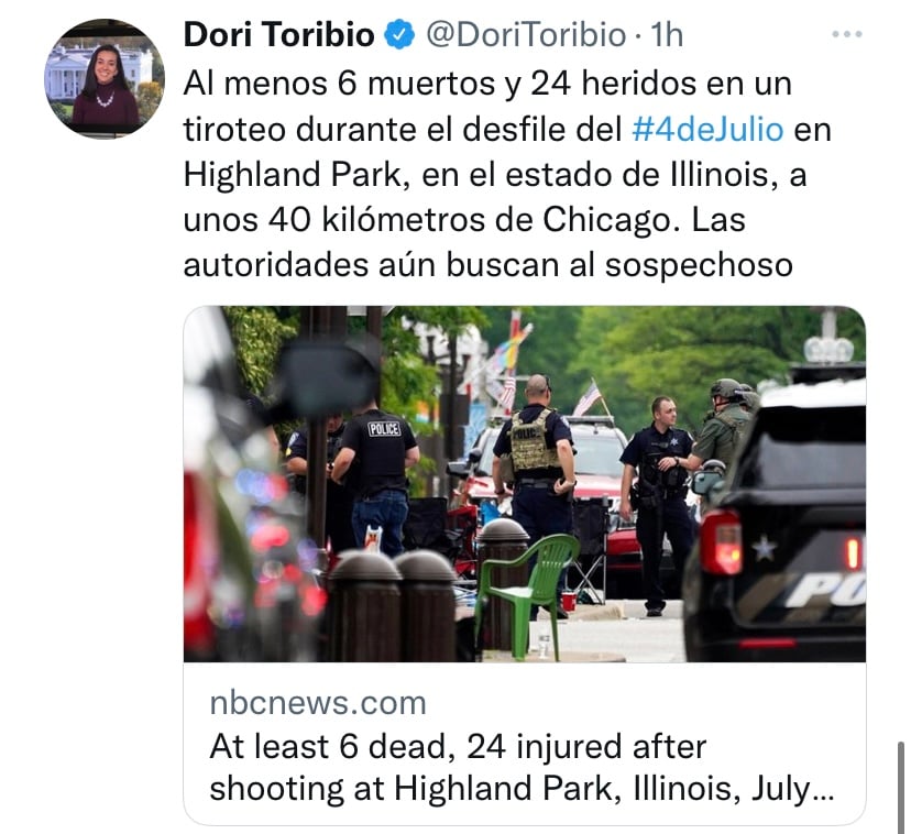 Aseguran que el tirador está armado y peligroso