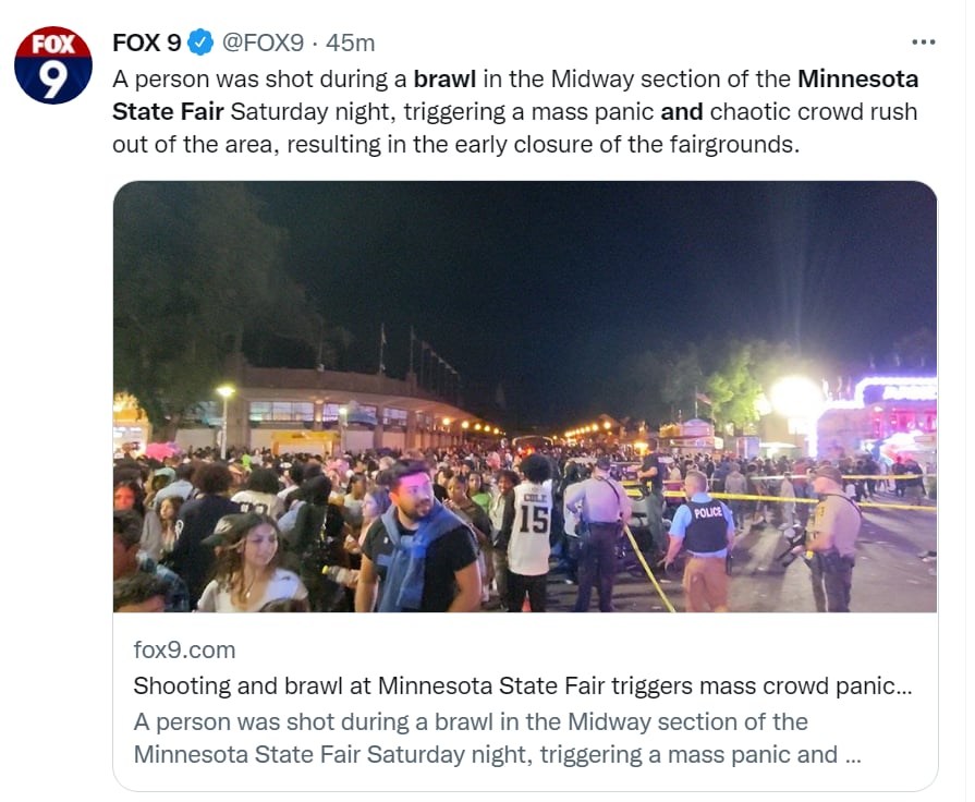 Tiroteo feria Minnesota