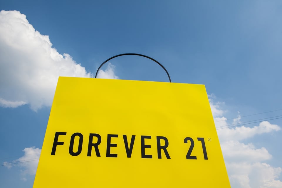 Forever 21, bancarrota,estados unidos