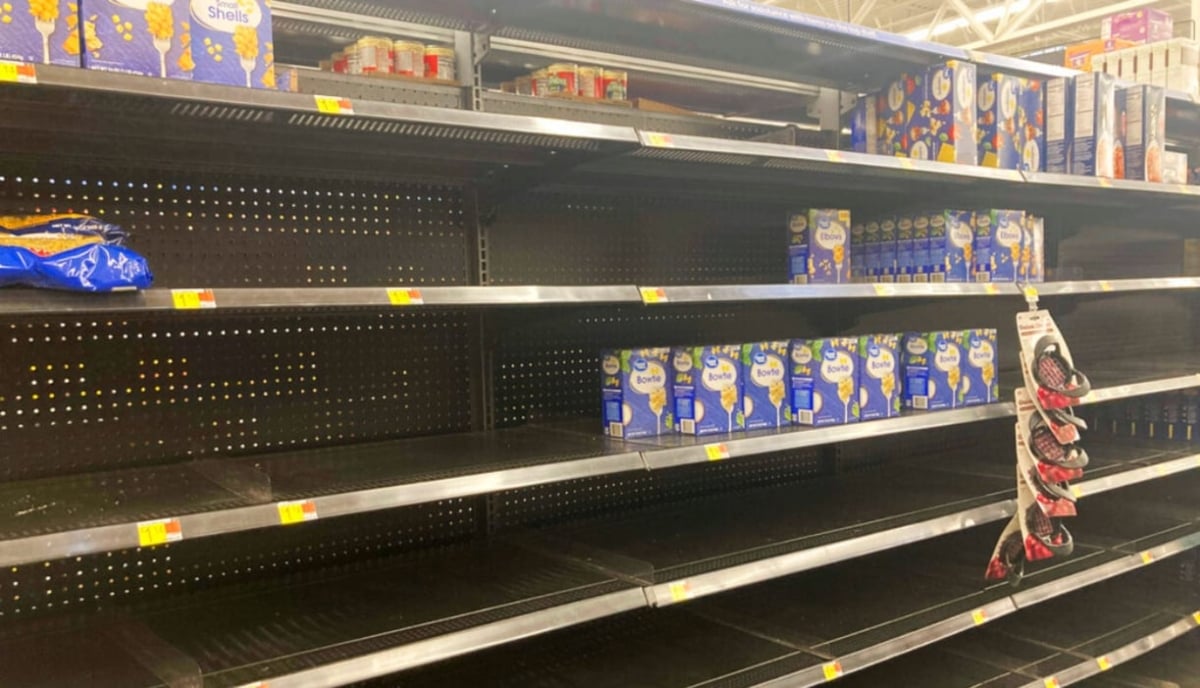 Pánico en supermercados, se vacían los productos de nuevo por Ómicron
