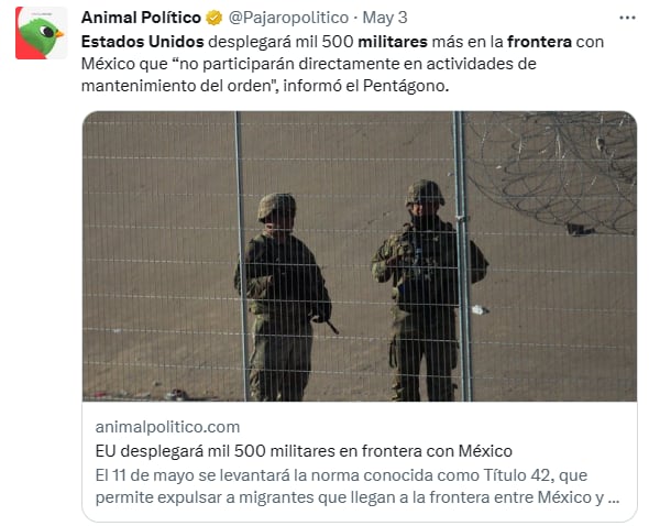 Estados Unidos México frontera