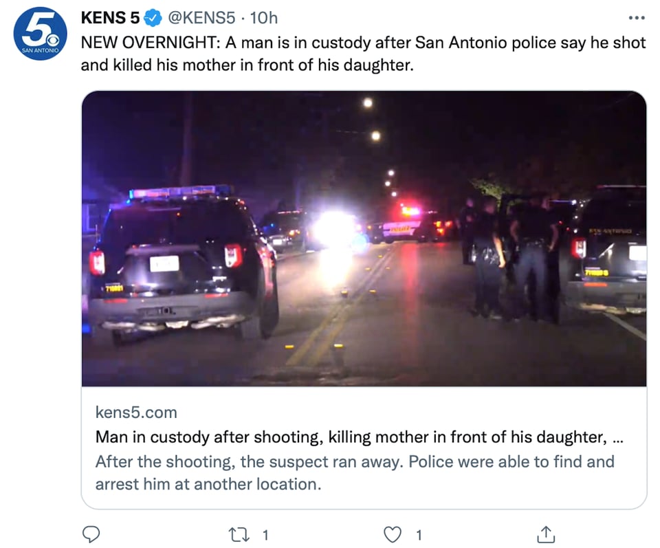 Una niña vio cómo mataban a su abuela