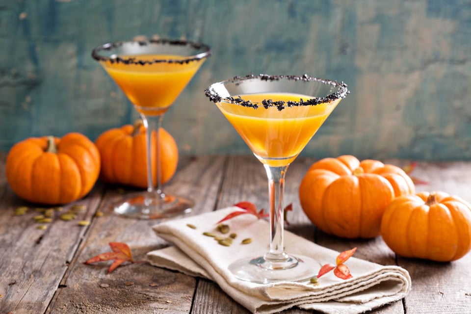 Fall cocktails, Pumpkin spice martini, drink, alcohol