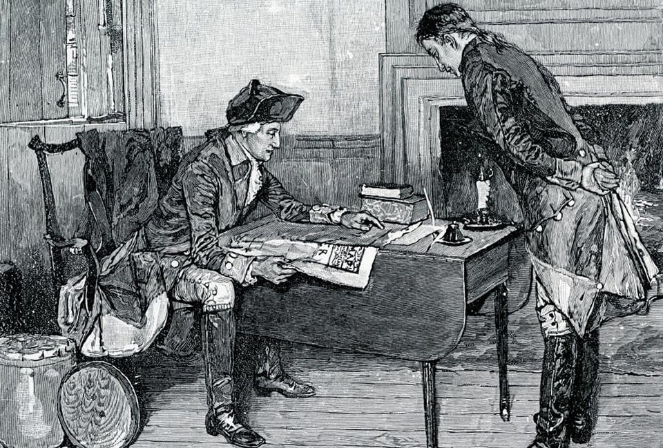 Nathan Hale, George Washington, American patriot, famous spies