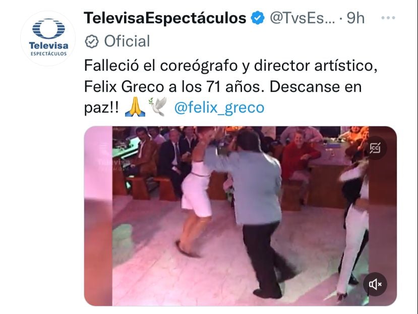 What did Felix Greco die of?