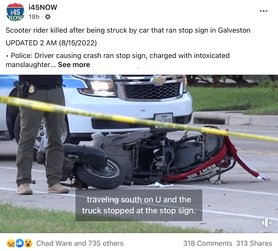 La isla de Galveston se viste de luto