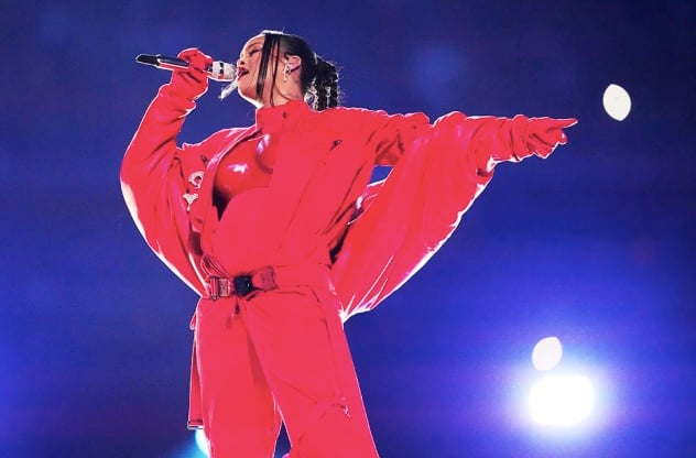 The show Rihanna did at Super Bowl LVII
