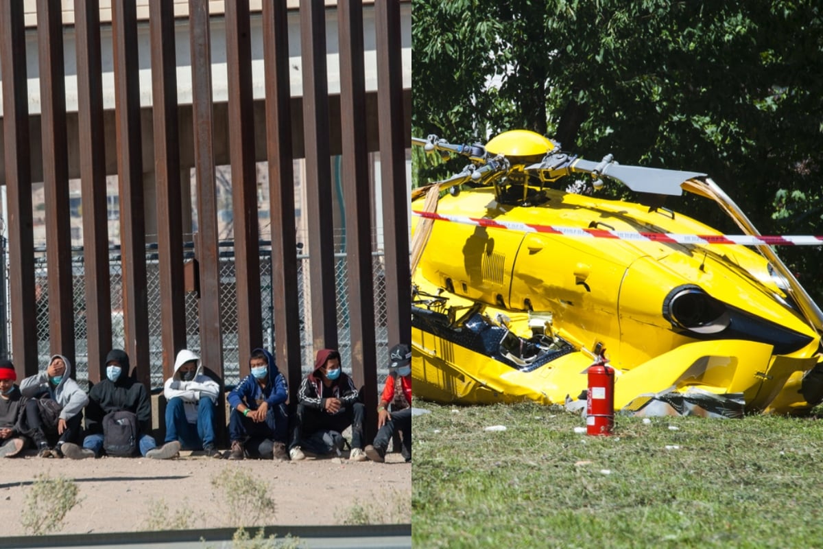 Helicóptero se estrella en frontera, Accidente, Tragedia, Investigación, México