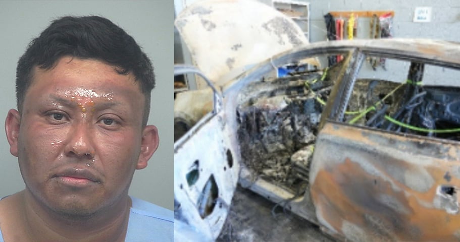 Crónica: Mata a su ex y le prende fuego a su auto con el cuerpo adentro featured image
