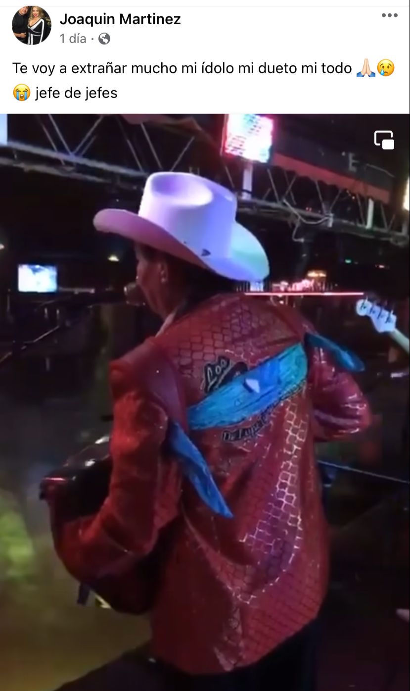 El famoso cantante deja atrás su esposa y diez hijos
