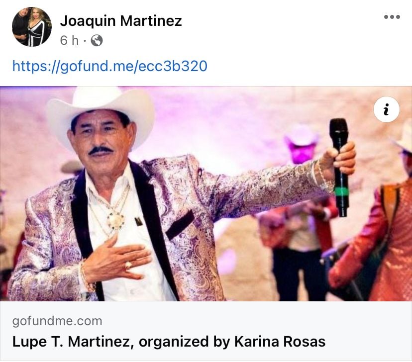 "No tenemos palabras para describir el dolor que nos a dejado su partida"