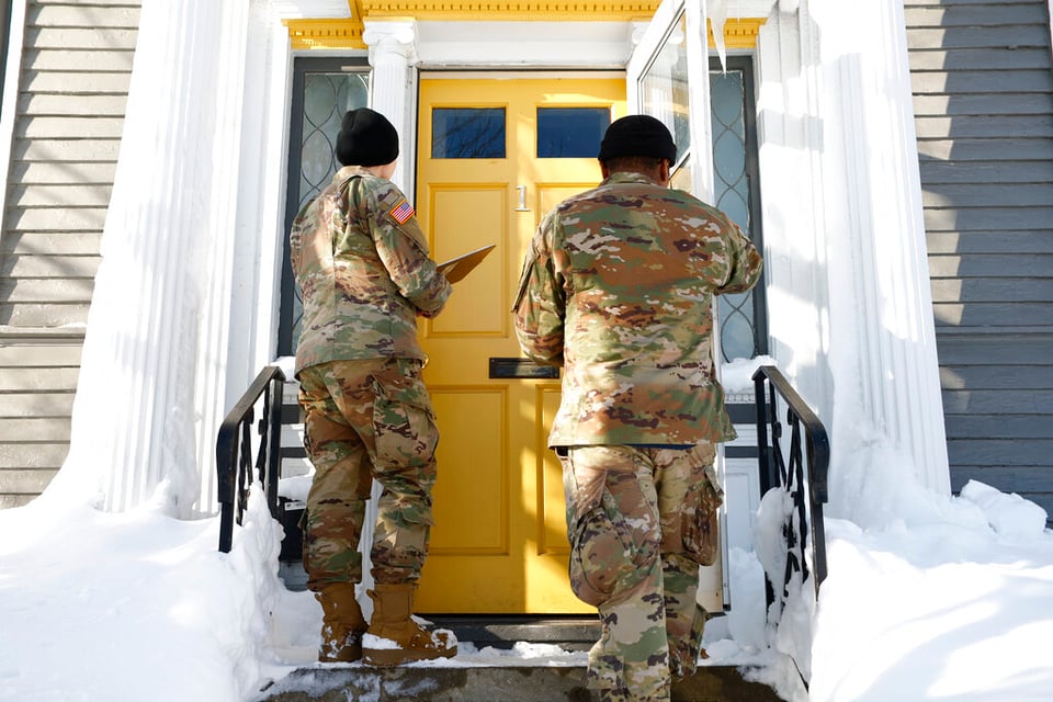 Guardia Nacional tormenta invernal