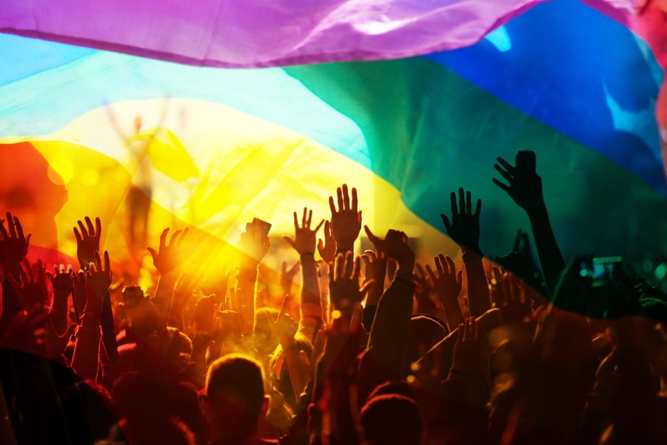 MundoNOW, LGBTQ, celebración, orgullo, multitud