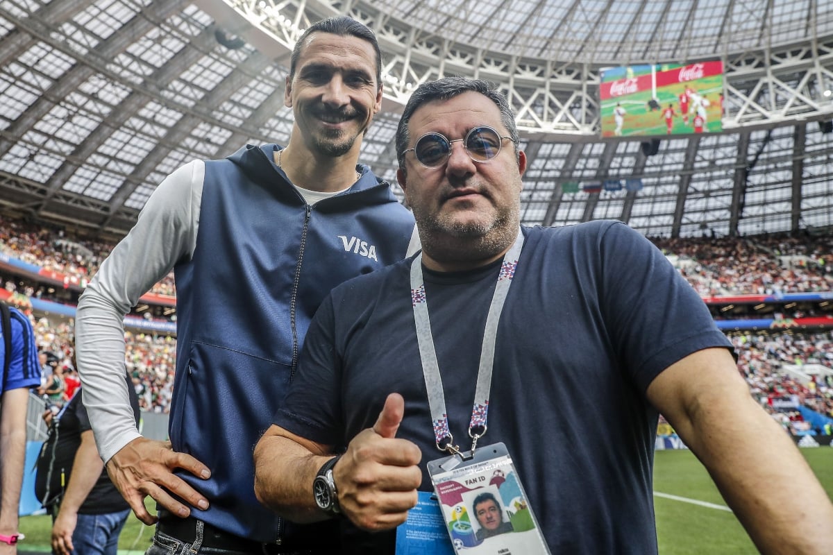 Futbolistas despiden Mino Raiola