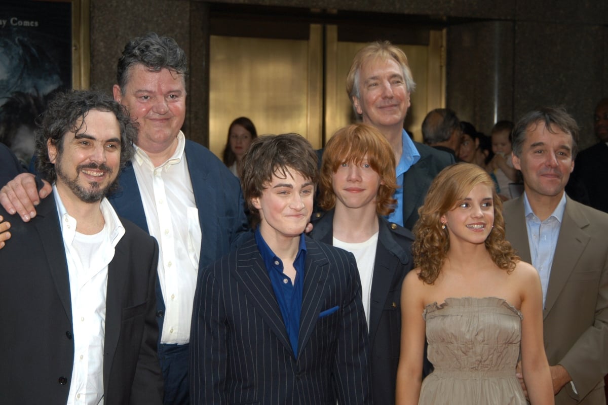 ‘Hermione’ Emma Watson se despide de ‘Hagrid’ Robbie Coltrane