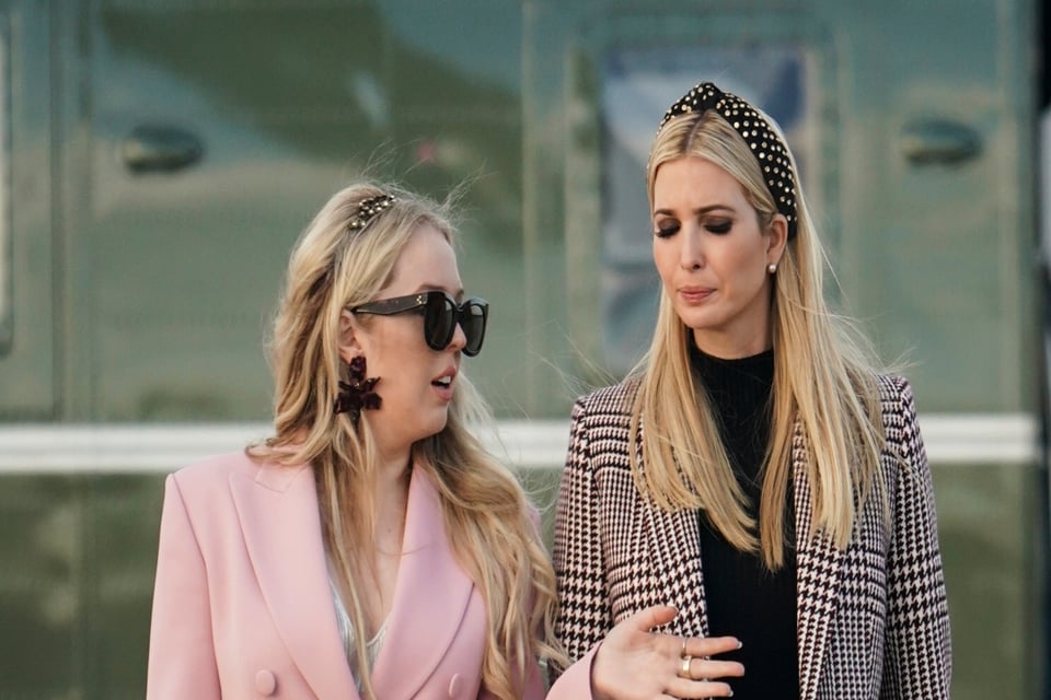 Tiffany Trump wore a beautiful wedding dress but someone else stole the show