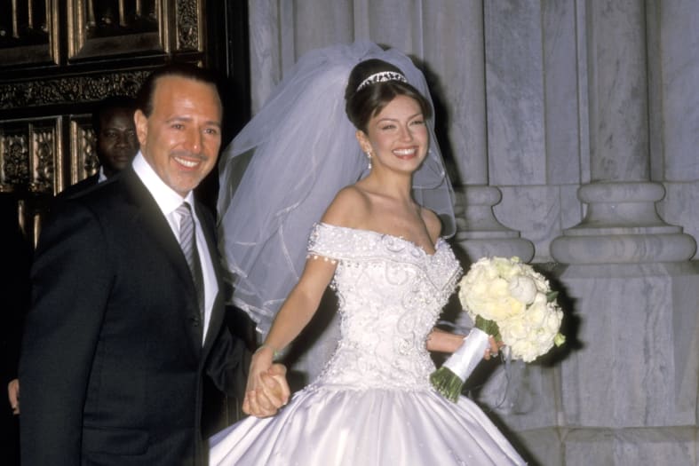 The 5 most spectacular details of Thalía and Tommy Mottola&#8217;s wedding