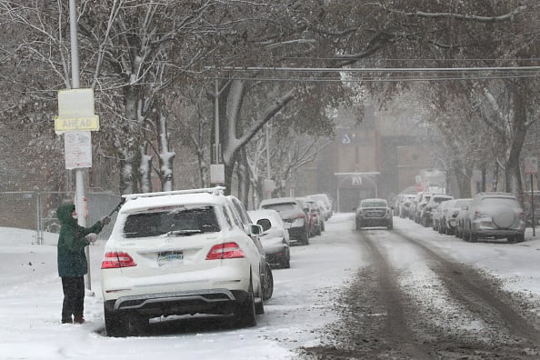 Chicago, tormenta, nieve, clima, frío