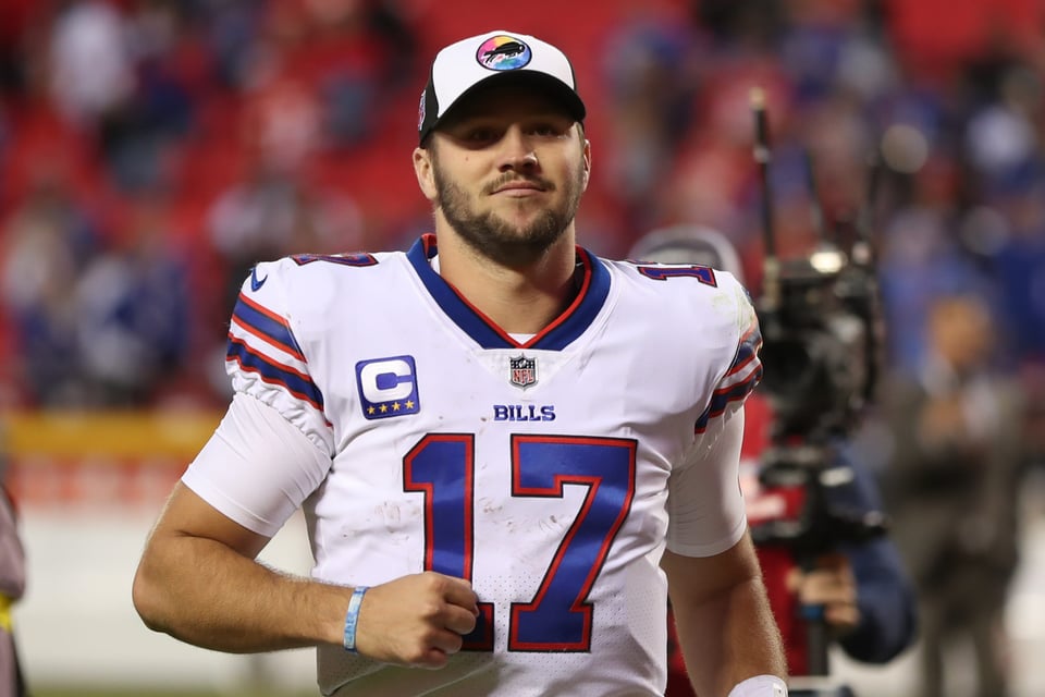 Desde la semana 12 de su temporada de novato, Josh Allen ha sido un bajo centro