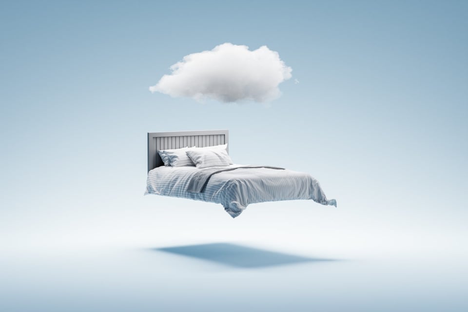 Bed, dream concept